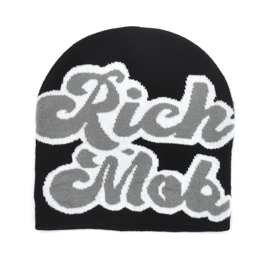 Rich mob unisex double sided beenie