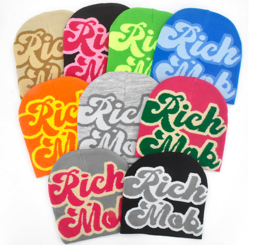 Rich mob unisex double sided beenie