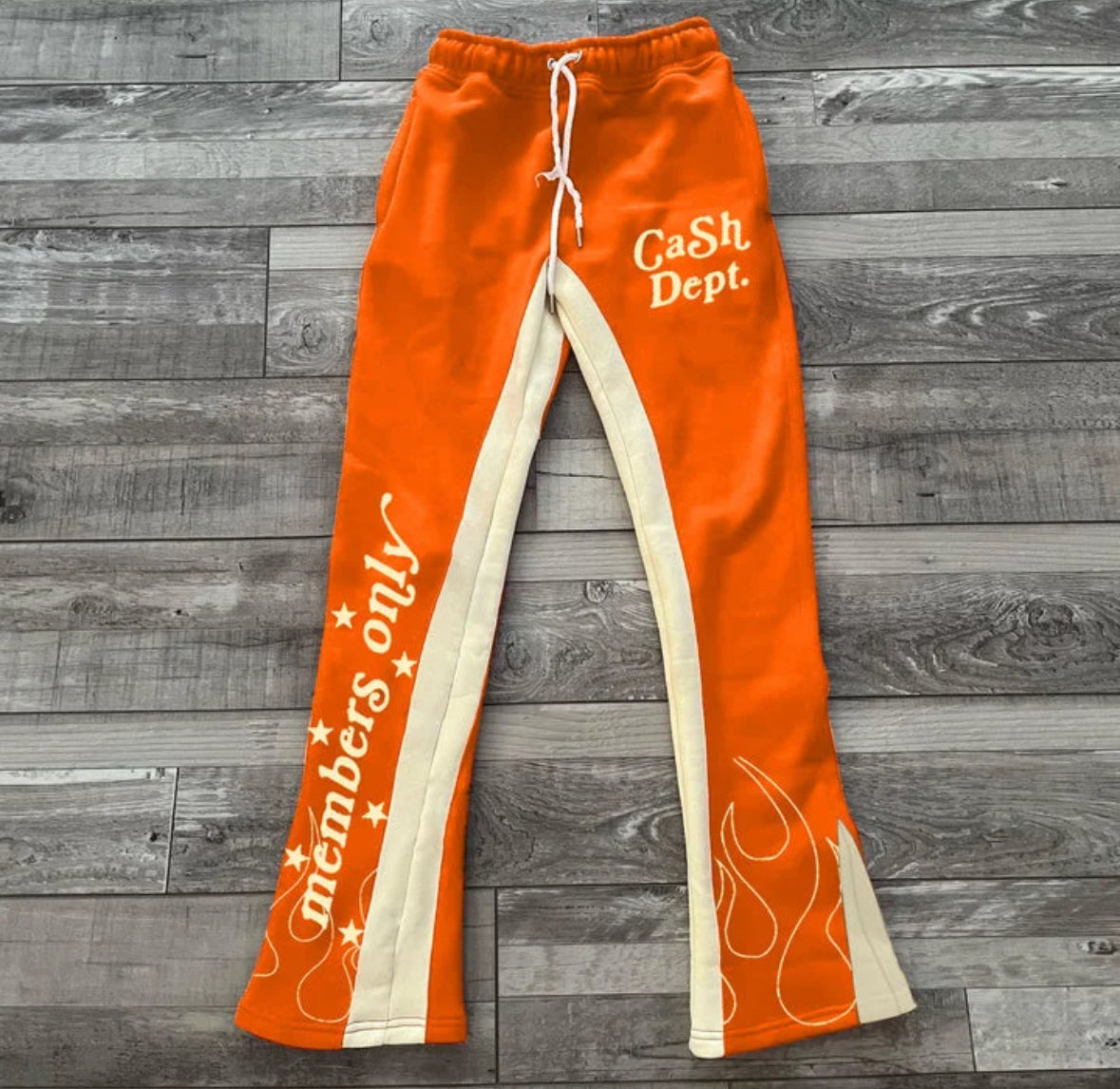 Members only cash debt Flared Sweatpants