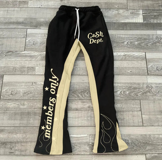 Members only cash debt Flared Sweatpants